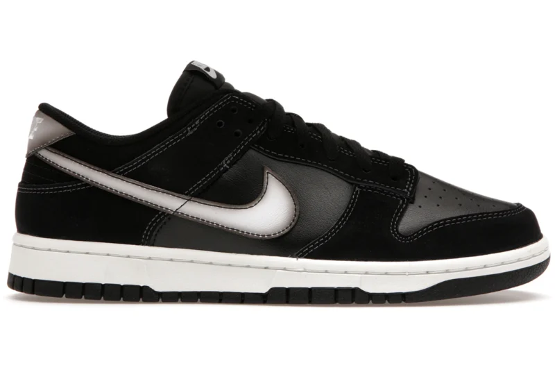 Nike Dunk Low Airbrush Swoosh Black