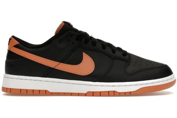 Nike Dunk Low Black Amber Brown