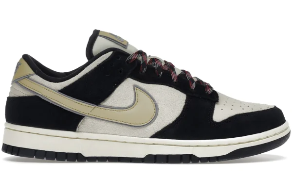 Nike Dunk Low LX Black Suede Team Gold (Women's)