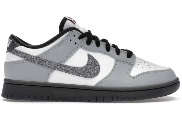 Nike Dunk Low LX Glitter Swoosh White Light Smoke Grey (Women's)