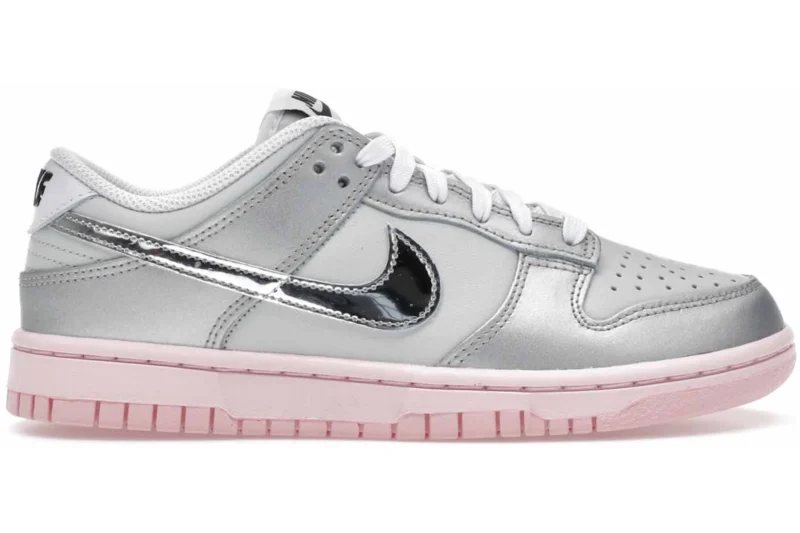 Nike Dunk Low LX Metallic Silver Pink Foam (Women's)