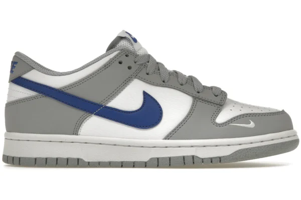 Nike Dunk Low Mini Swoosh Wolf Grey Game Royal (GS)