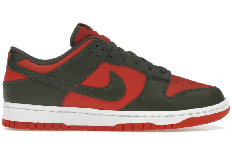 Nike Dunk Low Mystic Red Cargo Khaki