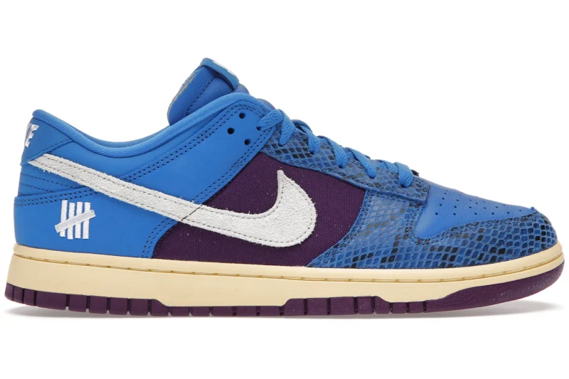 Nike Dunk Low Undefeated 5 On It Dunk vs. AF1
