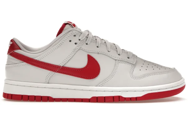 Nike Dunk Low Vast Grey Varsity Red