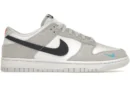Nike Dunk Low White Grey Navy Aqua Mini Swoosh