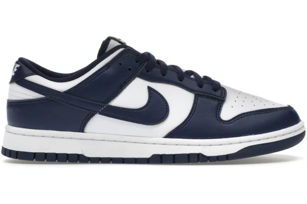Nike Dunk Low White Midnight Navy
