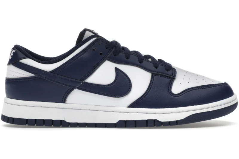 Nike Dunk Low White Midnight Navy
