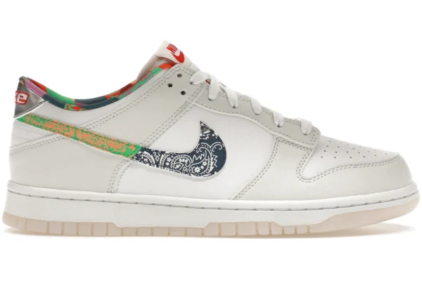 Nike Dunk Low White Multi-Color Paisley (GS)