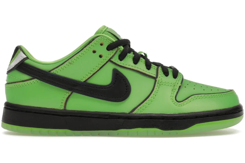 Nike SB Dunk Low The Powerpuff Girls Buttercup (PS)