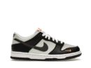 Nike Dunk Low Black Bright Mandarin Mini Swoosh (GS)