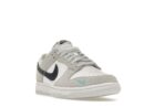 Nike Dunk Low White Grey Navy Aqua Mini Swoosh