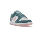 Nike Dunk Low Snakeskin Washed Teal Bleached Coral