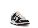 Nike Dunk Low Black Bright Mandarin Mini Swoosh (GS)