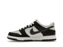 Nike Dunk Low Black Bright Mandarin Mini Swoosh (GS)