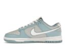 Nike Dunk Low Retro Fleece Swoosh Worn Blue