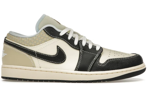 Jordan 1 Low SE Coconut Milk Black Muslin