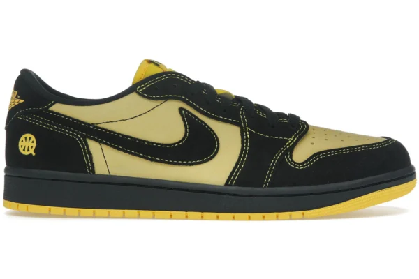 Jordan 1 Retro Low OG Quai 54 Black Tour Yellow Red