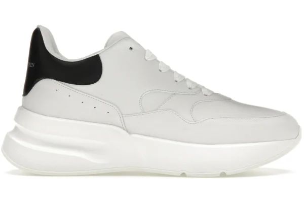 Alexander McQueen Oversized Runner Optic White Black