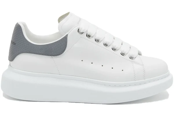 Alexander McQueen Oversized Snake Print White Grey (Women's)