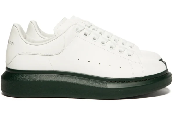 Alexander McQueen Oversized Sneaker White Green Sole