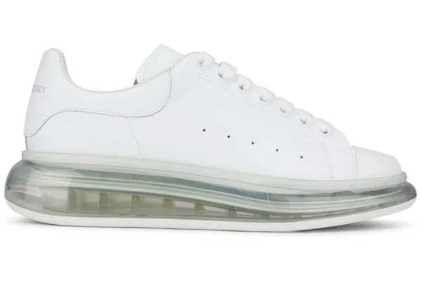 Alexander McQueen Oversized White Clear Sole