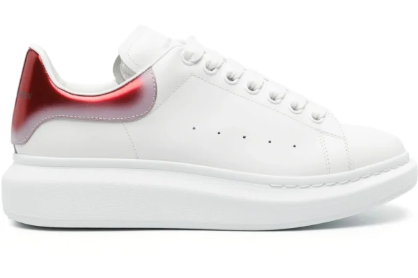 Alexander McQueen Oversized White Red Chrome Gradient