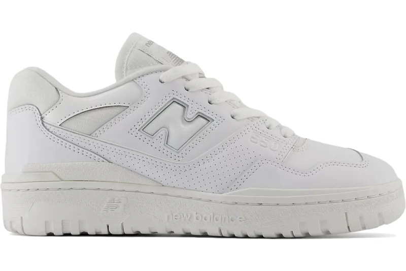 New Balance 550 Triple White Patent (Women's)