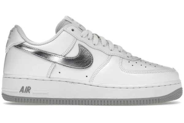 Nike Air Force 1 '07 Low Color of the Month White Metallic Silver