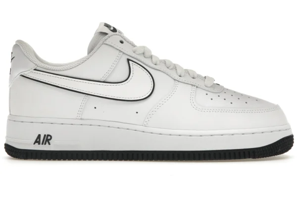 Nike Air Force 1 '07 Low White Black Outline Swoosh
