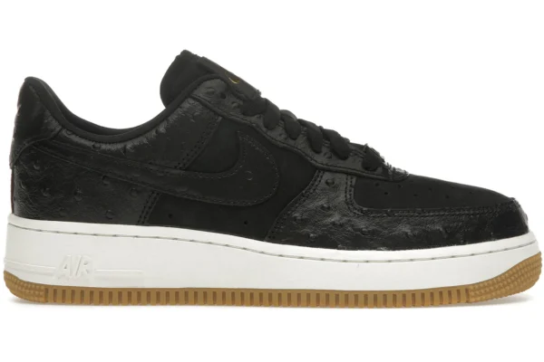 Nike Air Force 1 Low '07 Black Ostrich Gum (Women's)