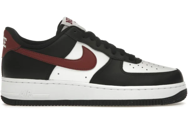Nike Air Force 1 Low '07 Black White Dark Team Red