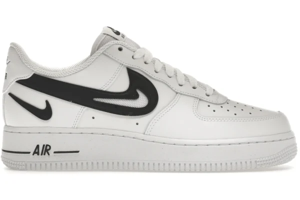 Nike Air Force 1 Low '07 FM Cut Out Swoosh White Black