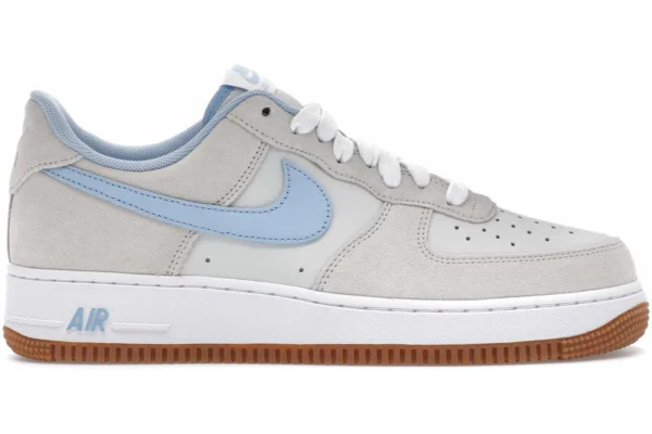 Nike Air Force 1 Low '07 LV8 Photon Dust White Gum Medium Brown Psychic Blue