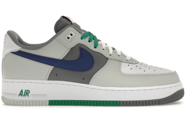 Nike Air Force 1 Low '07 LV8 Split Light Silver Deep Royal Blue