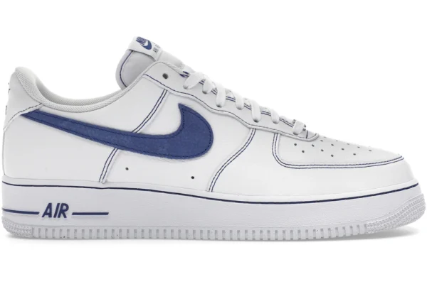 Nike Air Force 1 Low '07 LV8 White Deep Royal Blue