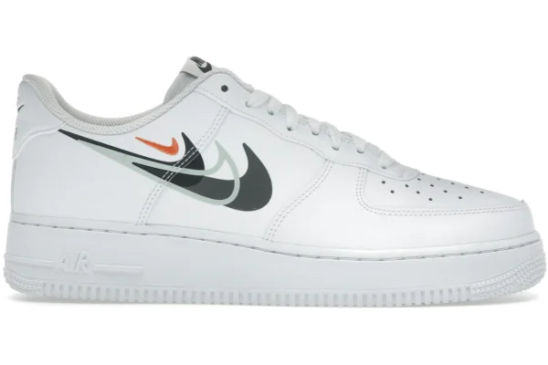 Nike Air Force 1 Low '07 Multi Swoosh White Black