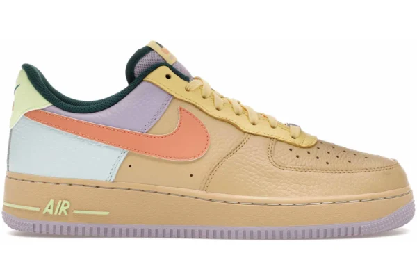 Nike Air Force 1 Low '07 Sesame Hydrangeas Soft Yellow Apricot Agate