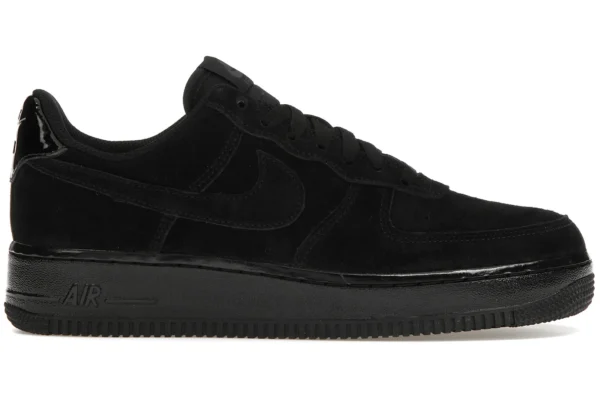 Nike Air Force 1 Low '07 Triple Black Suede (Women's)