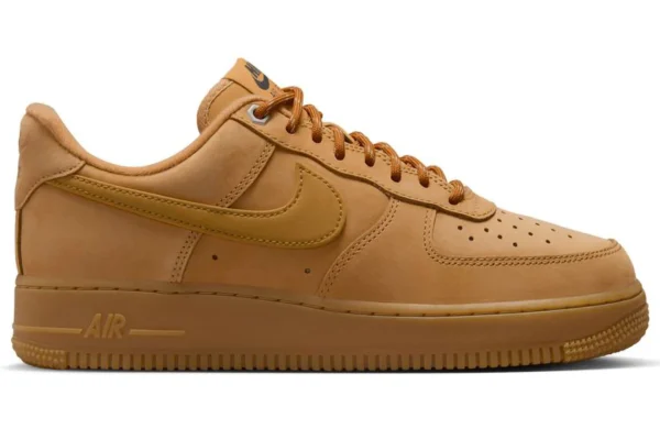 Nike Air Force 1 Low '07 WB Flax Wheat Gum Light Brown (Women's)