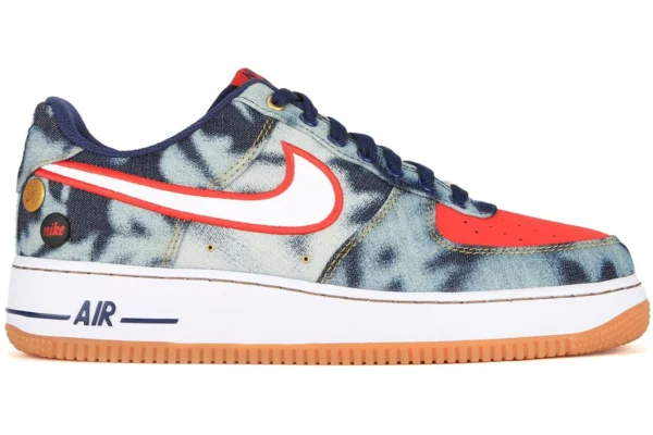 Nike Air Force 1 Low Acid Washed Denim