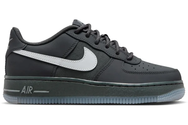 Nike Air Force 1 Low Anthracite Reflective Silver (GS)