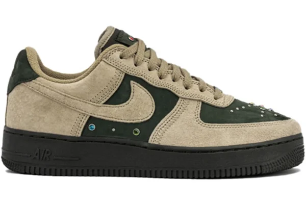 Nike Air Force 1 Low Dark Army Neutral Olive Gems