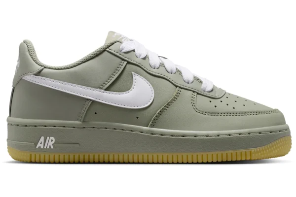 Nike Air Force 1 Low LV8 Light Army Gum White (GS)