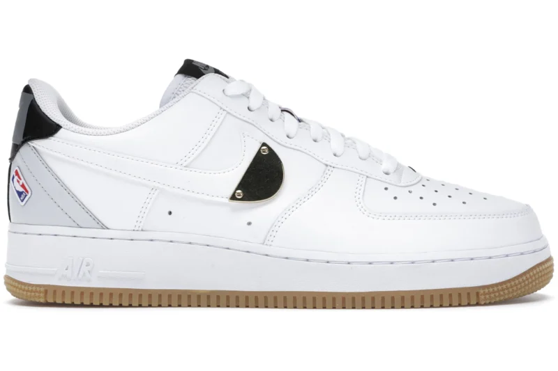 Nike Air Force 1 Low NBA White Grey Gum