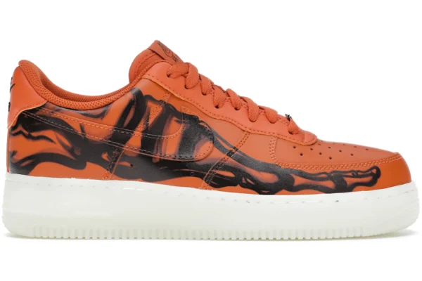 Nike Air Force 1 Low Orange Skeleton Halloween (2020)