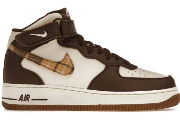 Nike Air Force 1 Mid '07 Brown Plaid