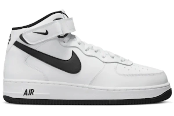 Nike Air Force 1 Mid White Black (2023)