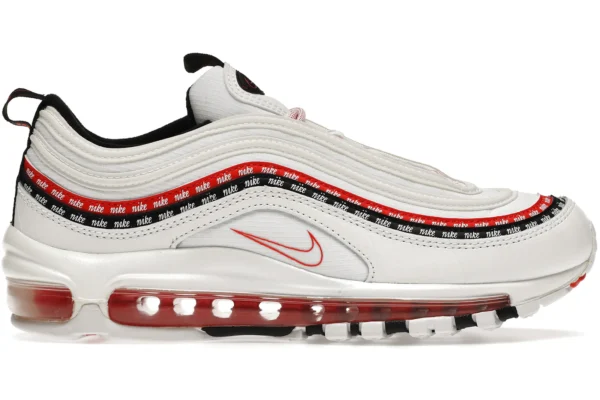 Nike Air Max 97 Sketch Logo White Black Red