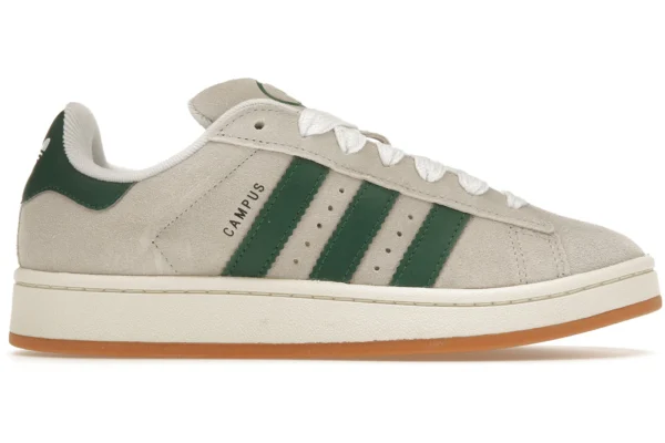 adidas Campus 00s Crystal White Dark Green (Women's)